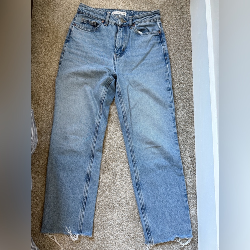 Mango Light Blue Denim Jeans
